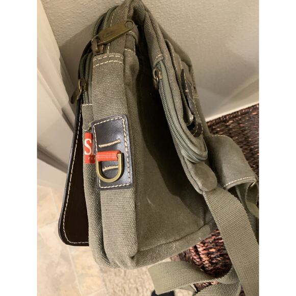 Diesel Crossbody Bag Spare Parts Green Utility Shoulder Bag - Picture 8 of 12